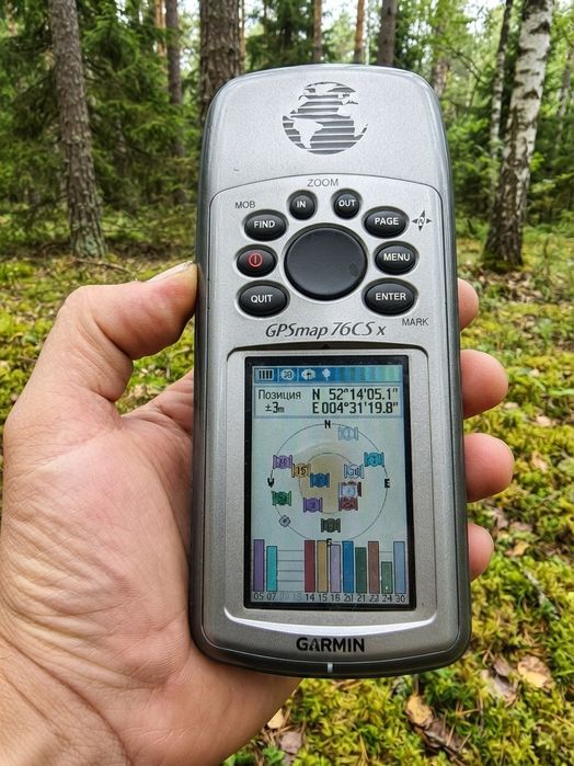 Garmin GPSmap 76CSx навігатор Garmin туристичний навігатор  GPS навігатор портативний  Гармін навігатор для лісу рибалки GPSmap76CSx