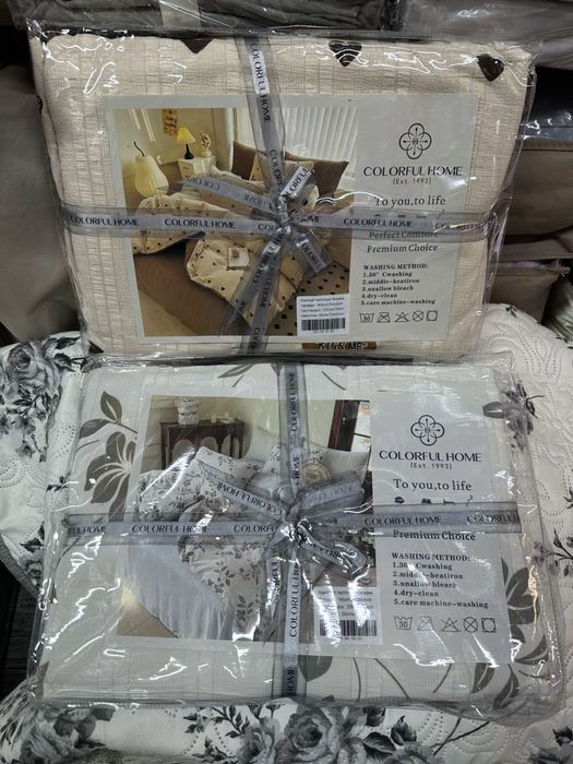 Різнокольорові муслінові комплекти постільної білизни Жатка-Муслін!