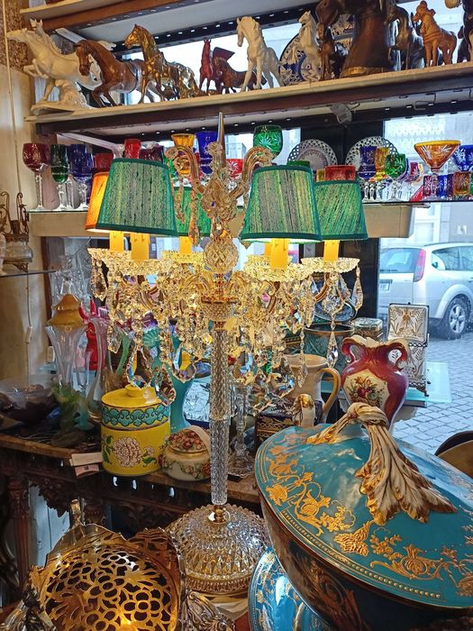 Candelabro Cristal Swarovski 6 Lâmpadas