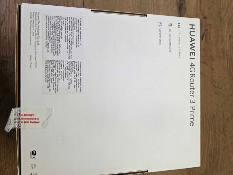 Huawei 4G Router 3 Prime na kartę Sim