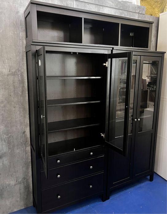 Witryna sosnowa + regał ikea hemnes super stan + dostawa z wniesieniem