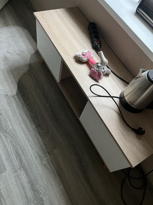 Szafka RTV biała połysk