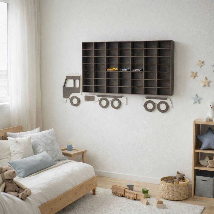 Настінний гараж для машинок Hot Wheels на 25 49 84 104 машинки