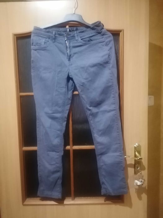 Spodnie damskie M popielate