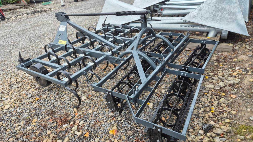 Agregat uprawowy przedsiewny 2.1m/3m podwójne walki tylne na łożyskach
