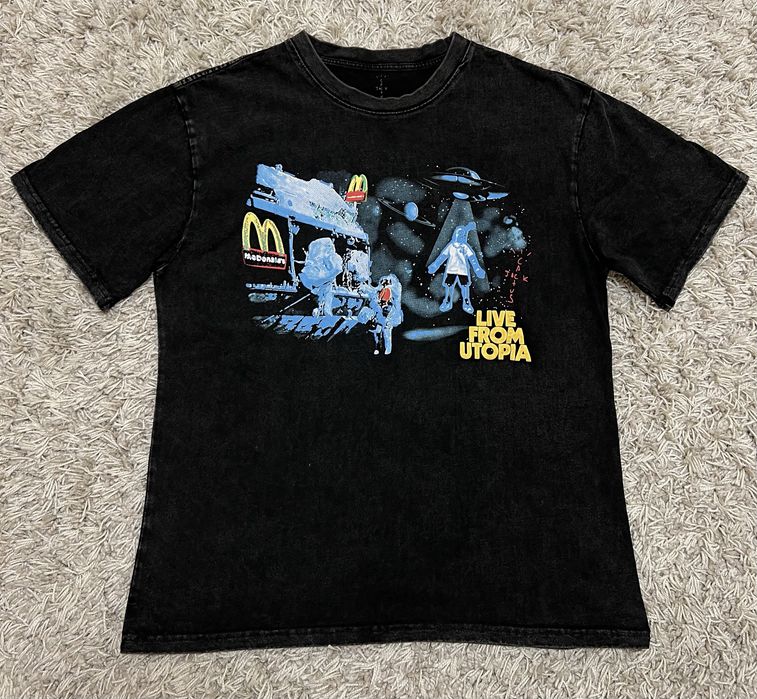 Cactus Jack travis scott Mcdonald's футболка