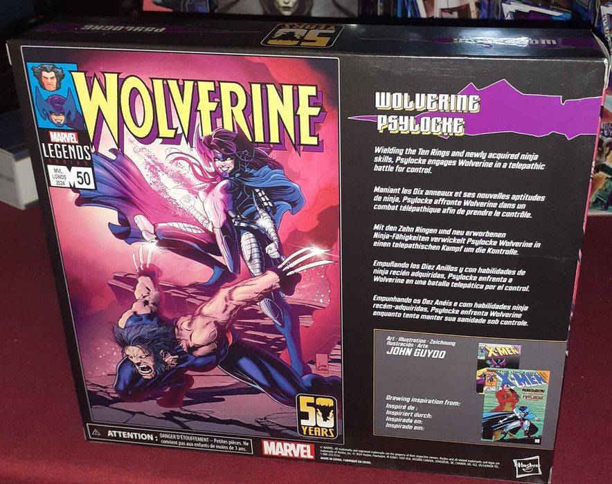 Wolverine & Psylocke Zestaw 2 figurek 50th Anniversary Marvel Legends