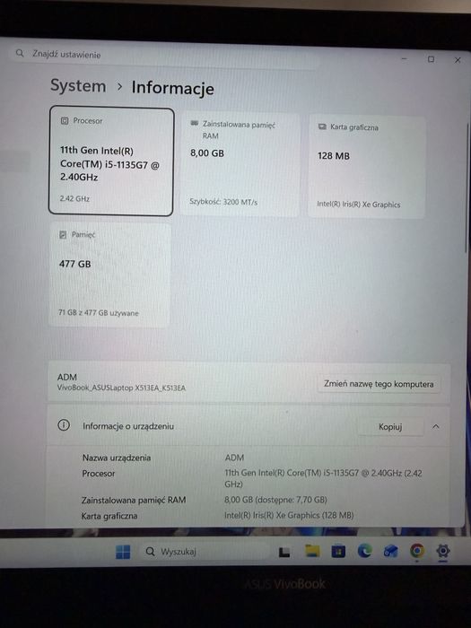 Laptoo Asus Vivobook