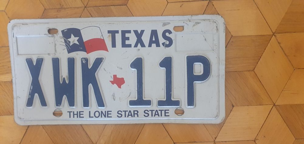 Texas tablica rejestracyjna USA oryginal