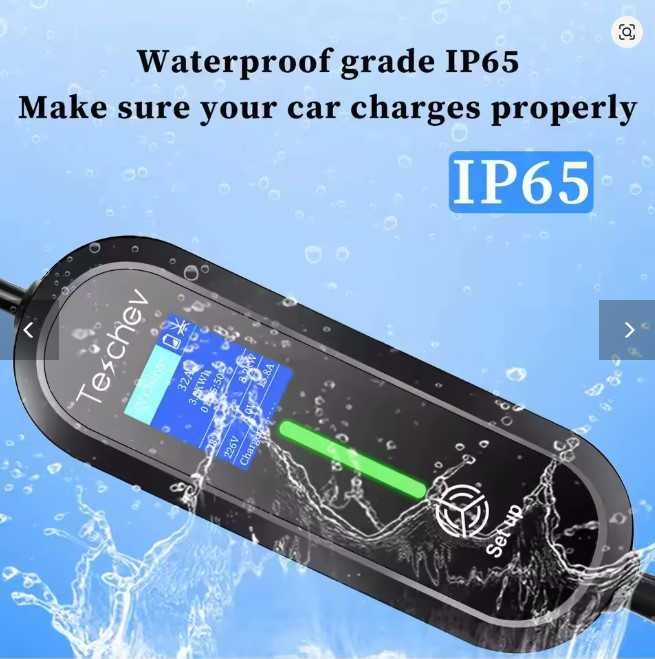 Зарядний пристрій для електромобілів Teschev Type 2 32А 7Квт