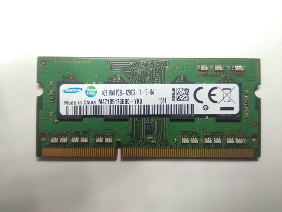 Samsung DDR3L 4GB 12800S Память для ноутбука