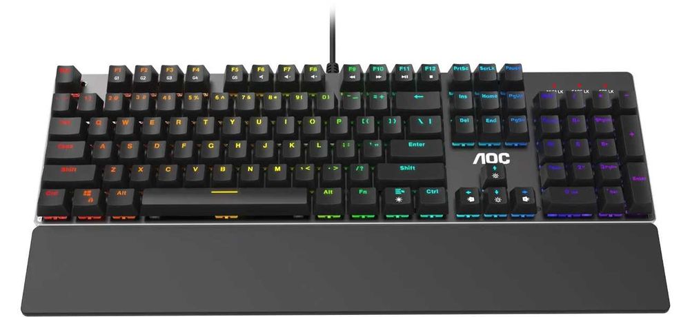 Klawiatura AOC GK500 RGB Gaming (Outemu Red)