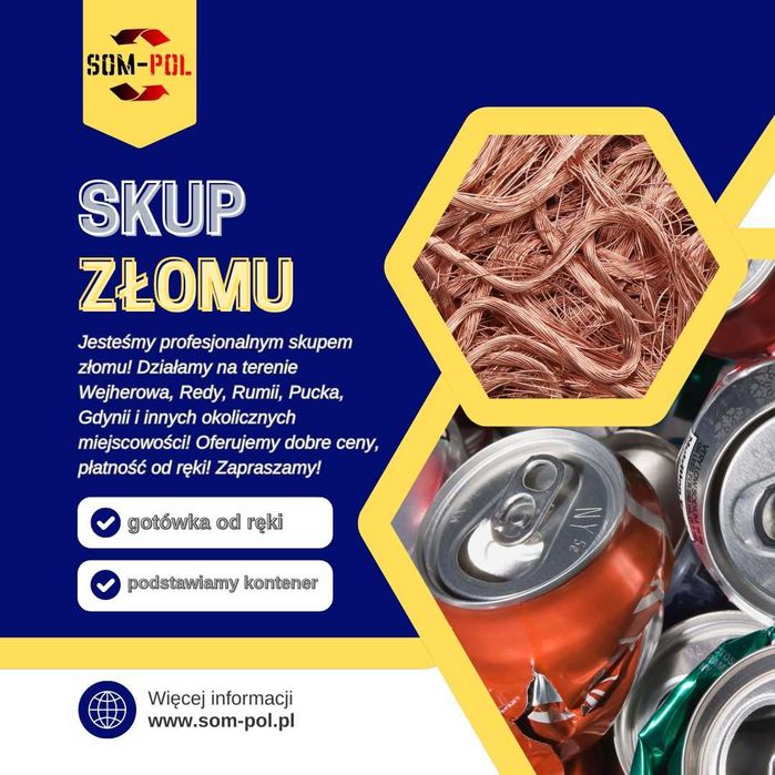 SKUP ZŁOMU METALI KOLOROWYCH Odbiór Od Klienta, Gotówka Od Ręki !!!!!