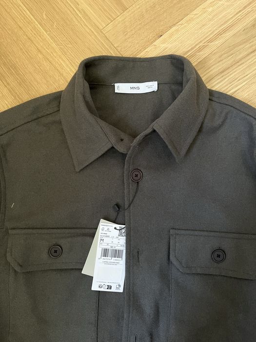 Mango koszula Harvard M khaki
