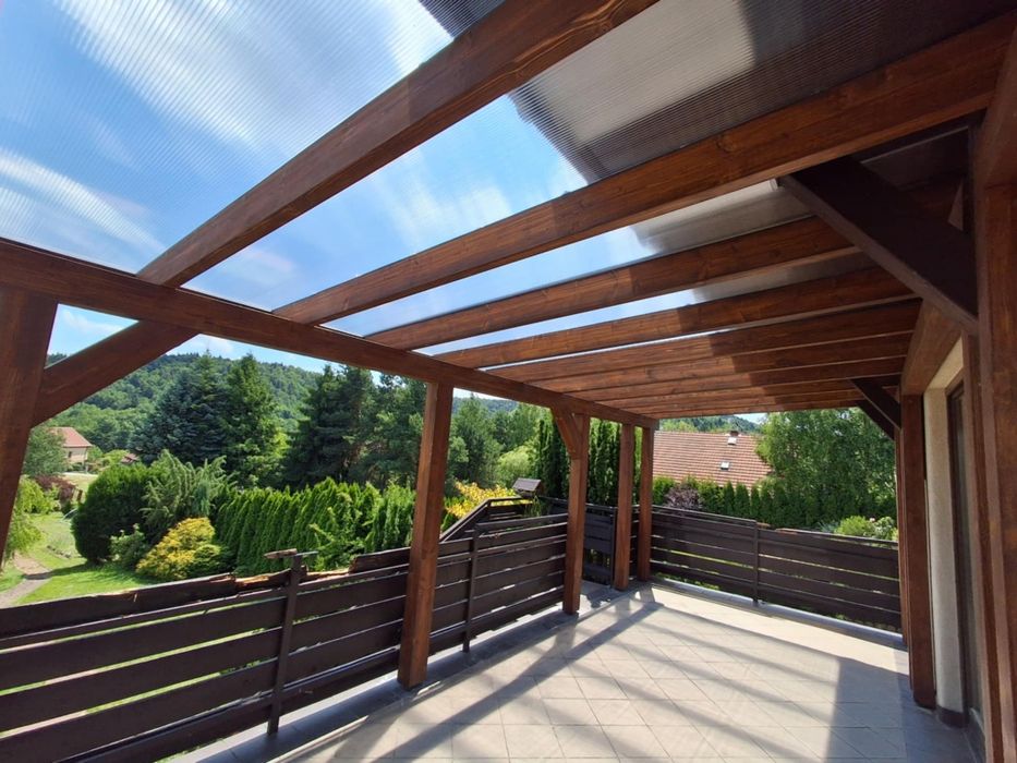 Zadaszenie tarasu wiaty pergola poliwęglan