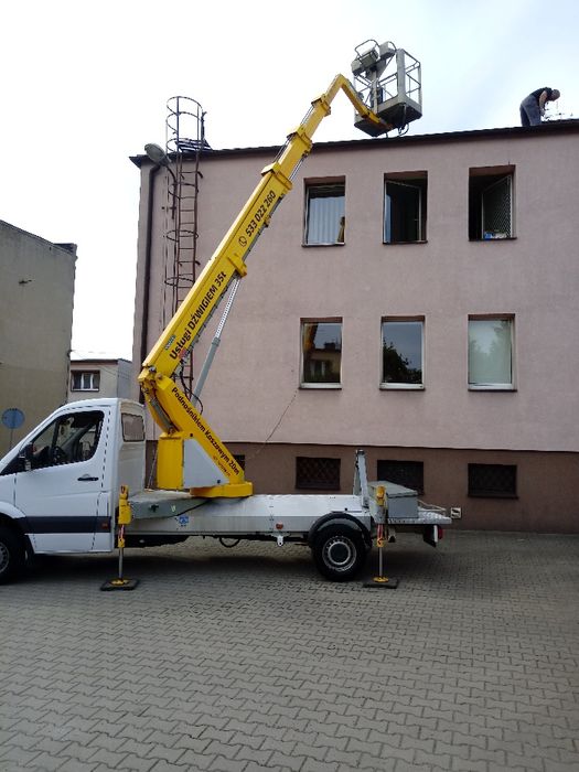 Usługi podnośnikiem koszowym Podnośnik Koszowy