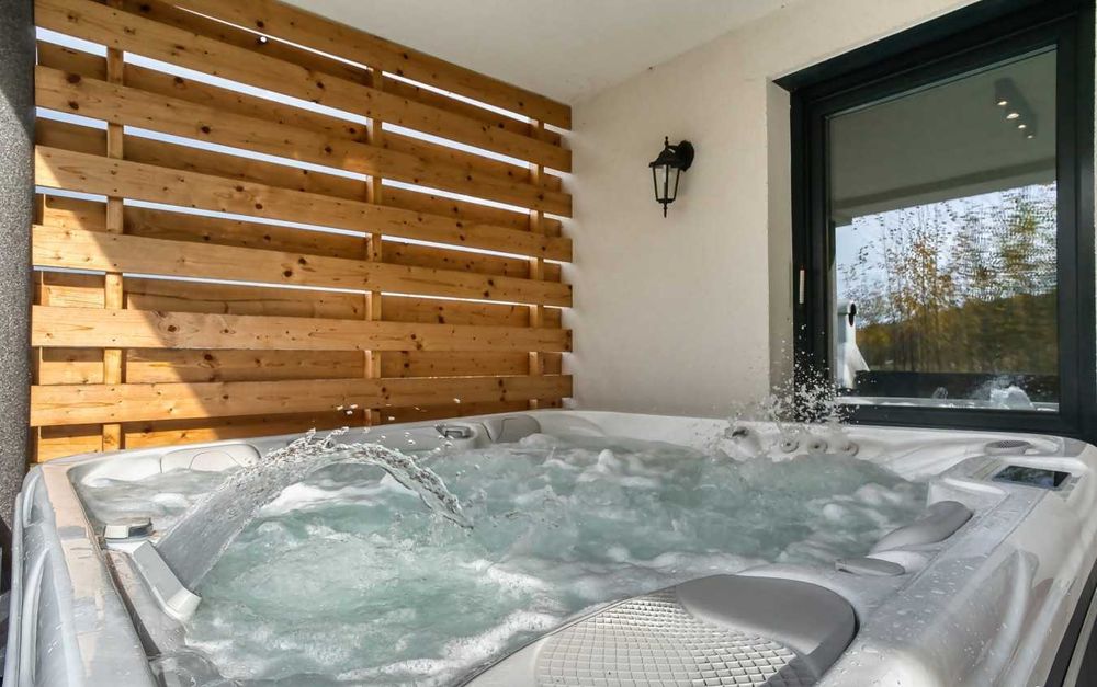 Domek z jacuzzi i sauną, Karpacz 6km, na uboczu bez sąsiadów, wszystko w cenie, 8 osób Karkonosze