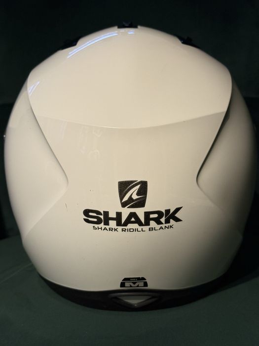 Kask integralny Shark Ridill Blank bialy rozmiar M
