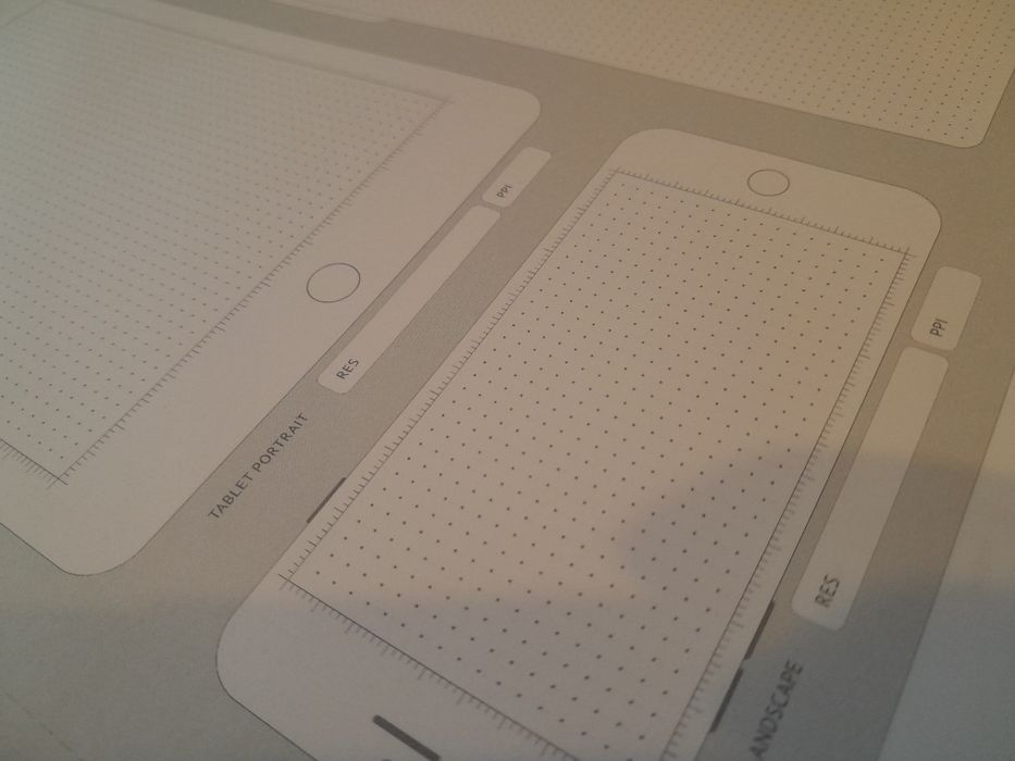 Notes do makiet mockupów UX Notes A4 UI Design interfejsów szkicownik