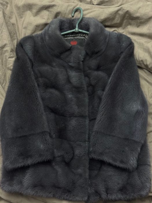 Норкова шуба, натуральне хутро