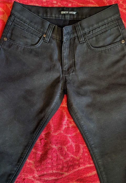 Оригинальные зимние чёрные джинсы Takeshy Kurosawa (Италия) 30 размер