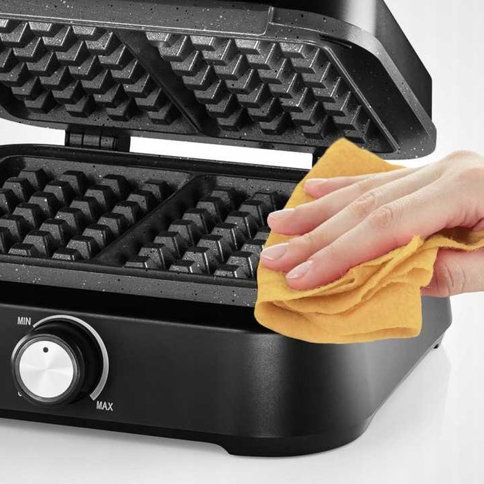 NOWA Gofrownica 2200W MOCNA 2 Chrupiące Gofry nieprzywierająca powłoka