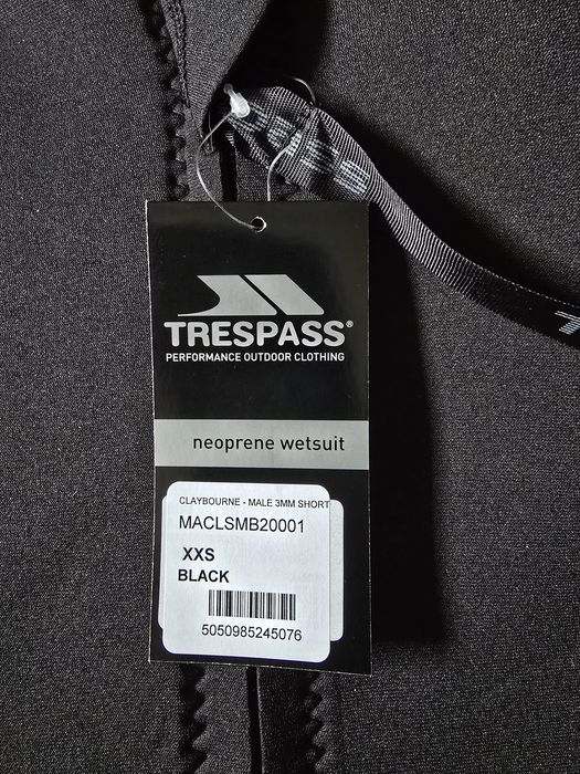 Męska Pianka skafander Trespass Claybourne 3mm kombinezon do nurkowani