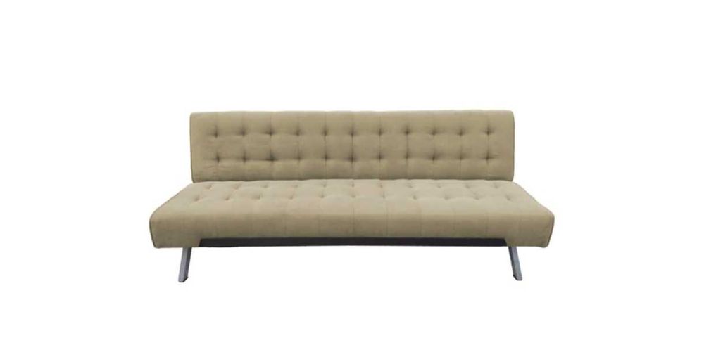 Sofá click clack como novo bege