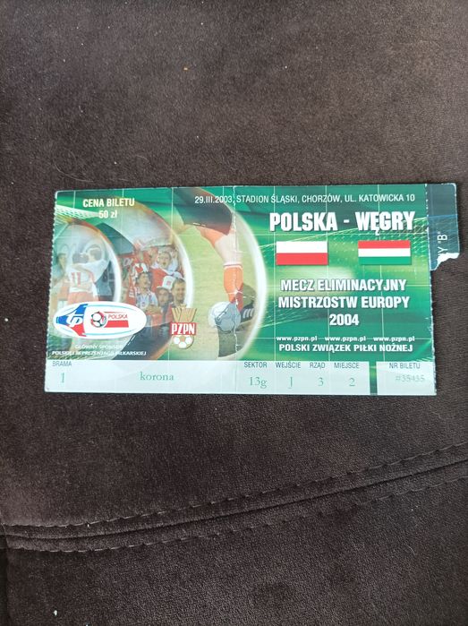 Bilet wstępu Polska Węgry