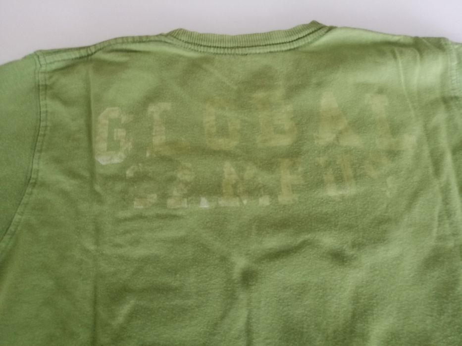 Camisola verde vintage rapaz