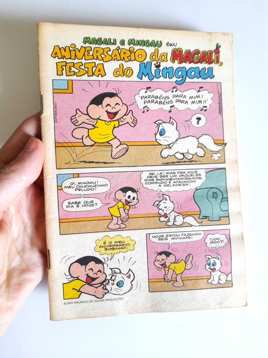 Livro BD Magali de Maio 2003 Turma da Mônica para Coleção