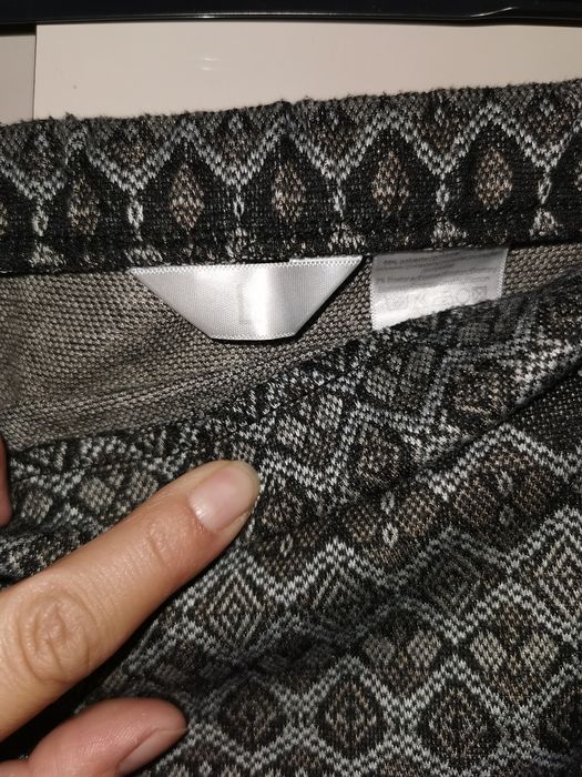 Spódniczka spódnica mini materiałowa 40 L szara Pepco damska