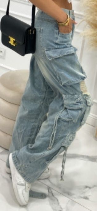 Azaka paris spodnie jeansy