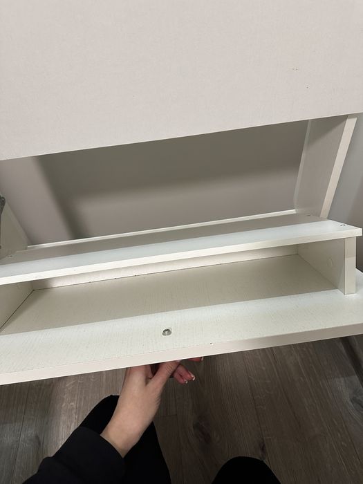 Шафа для взуття біла