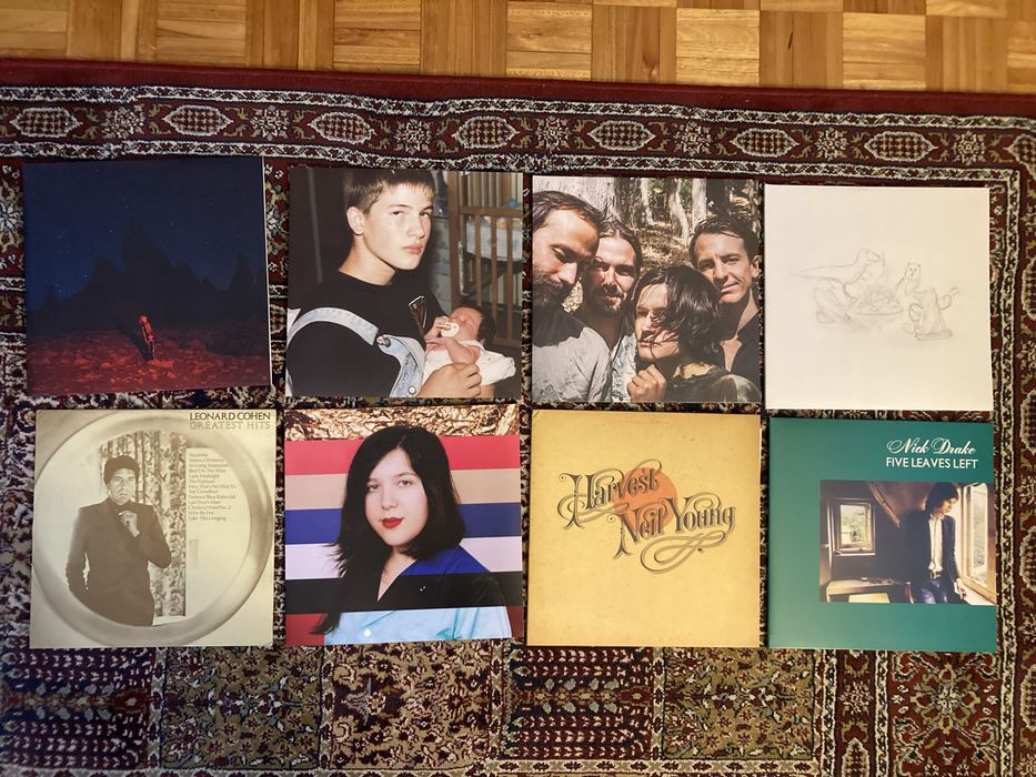 Discos de vinil em bom estado