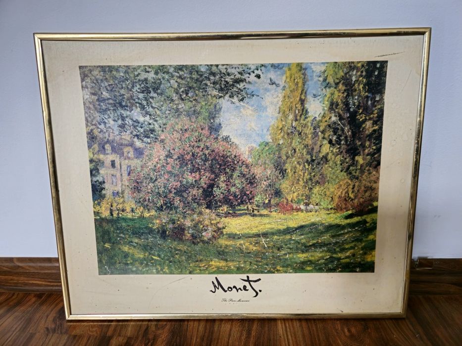 Monet * natura * stara reprodukcja