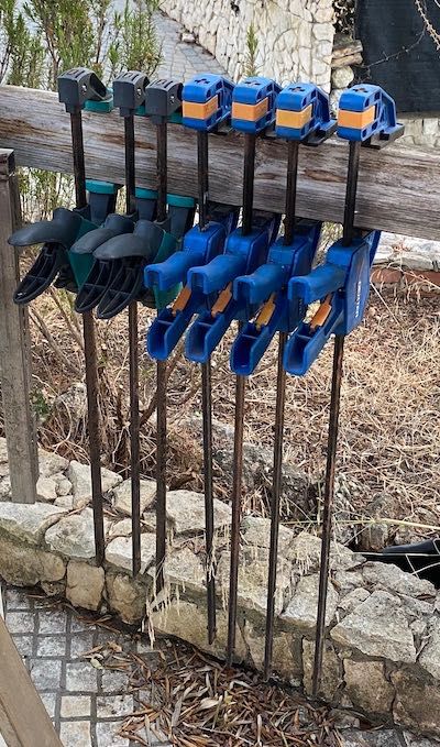 Conjunto de grampos p/ carpinteiro