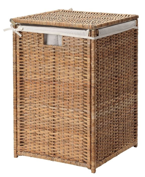 Ikea Branas kosz rattan na pranie 80L