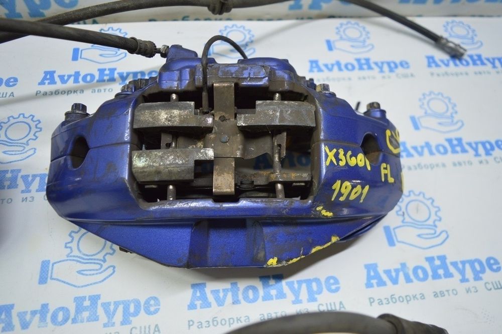 Комплект суппортов синий, m sport перед и зад BMW X3 G01 18-23 без дис