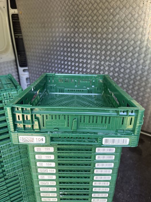Skrzynka składana  plastikowa EPS 104 bardzo wytrzymała