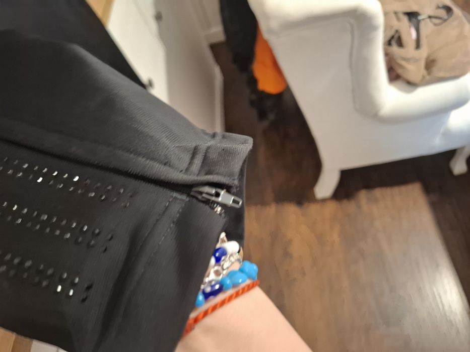 Nowy komplet dresowy damski czarny  L Adidas