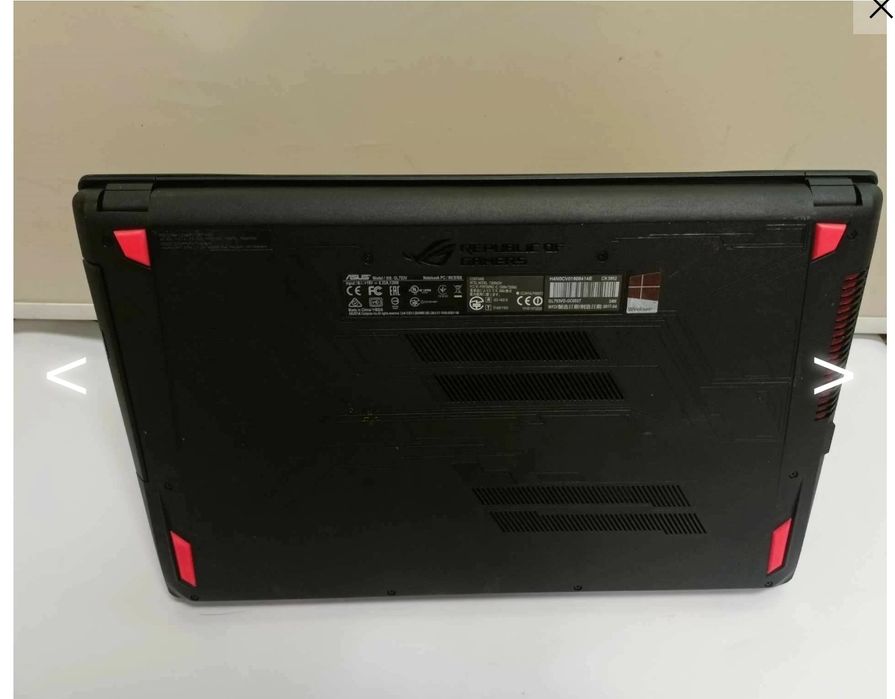 ASUS Rog Strix GL753 GAMING i7 7700HQ GTX 1050Ti + Photoshop