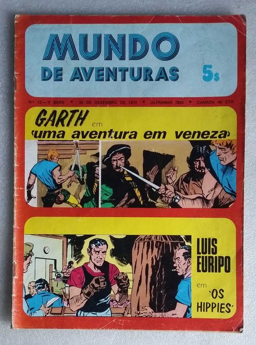 Mundo de Aventuras nº12 série 2 - 1973 formato grande