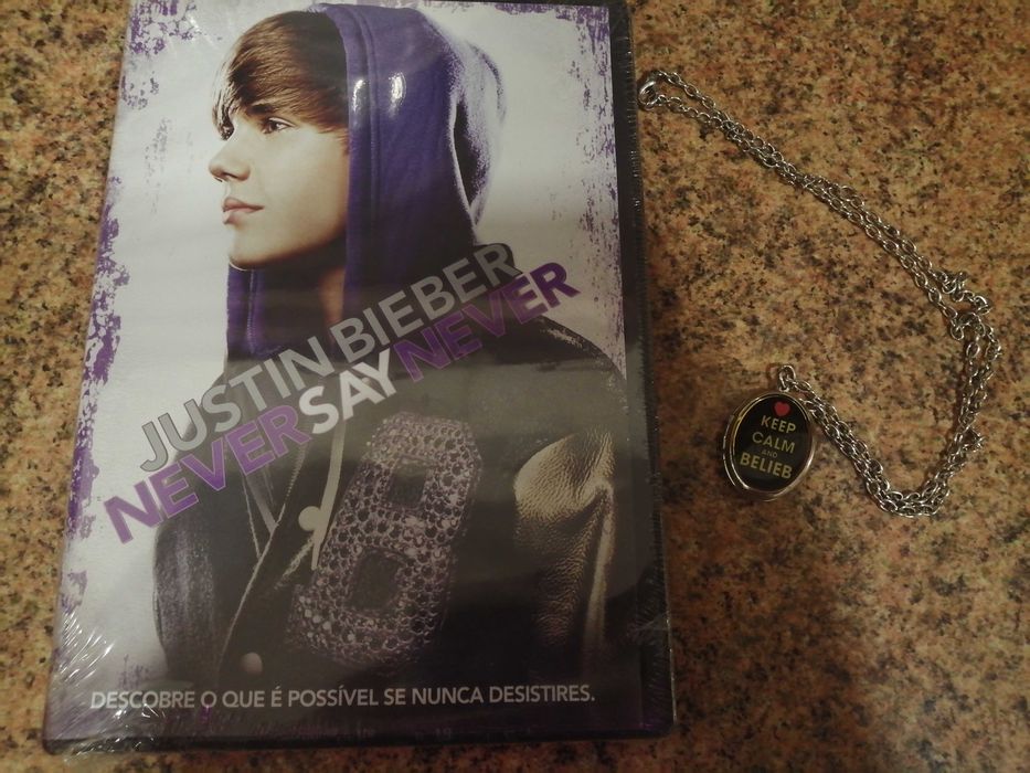 DVD  Justin Bieber selado e fio