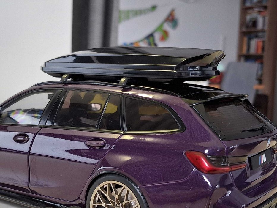 Box / bagażnik / kufer dachowy akcesoria 1:18 [nowy] do BMW Mercedes Audi Volkswagen Porsche