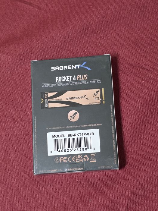 Sabrent rocket plus 4 com 8tb