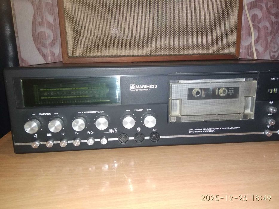 Магнитофон-приставка Маяк 233 стерео