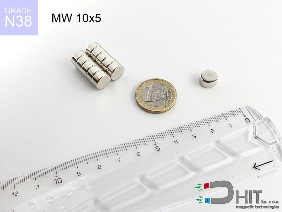 MW 10x5 [N38] - walec magnetyczny do silników 34 szt.
