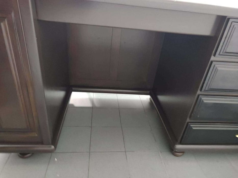 Mesa secretária + mesa auxiliar para impressora