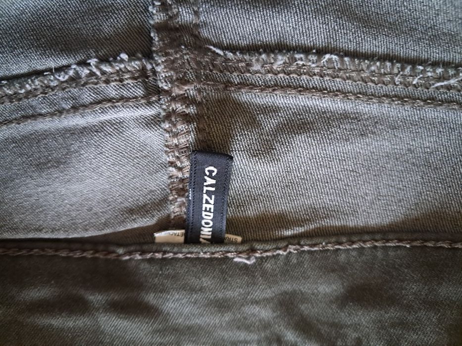 Cazedonia spodnie bojówki M zieleń